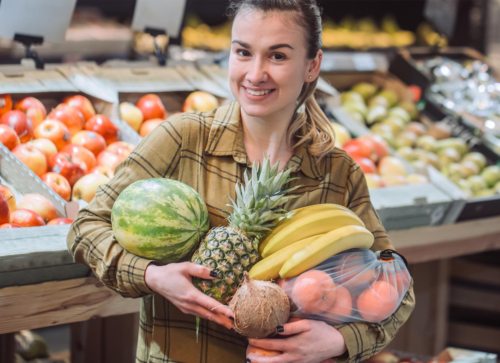 Venta al por Menor de Comida y Fruta Fresca